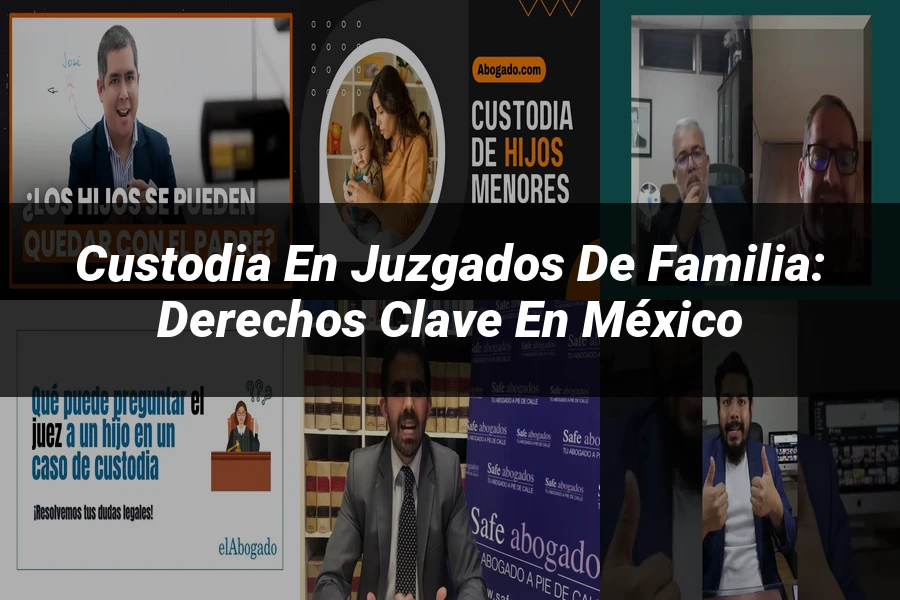 "Custodia en Juzgados de Familia: Derechos Clave en México"
