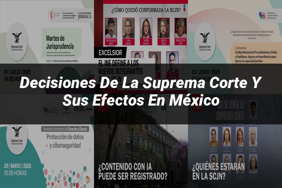 "Decisiones de la Suprema Corte y sus Efectos en México"