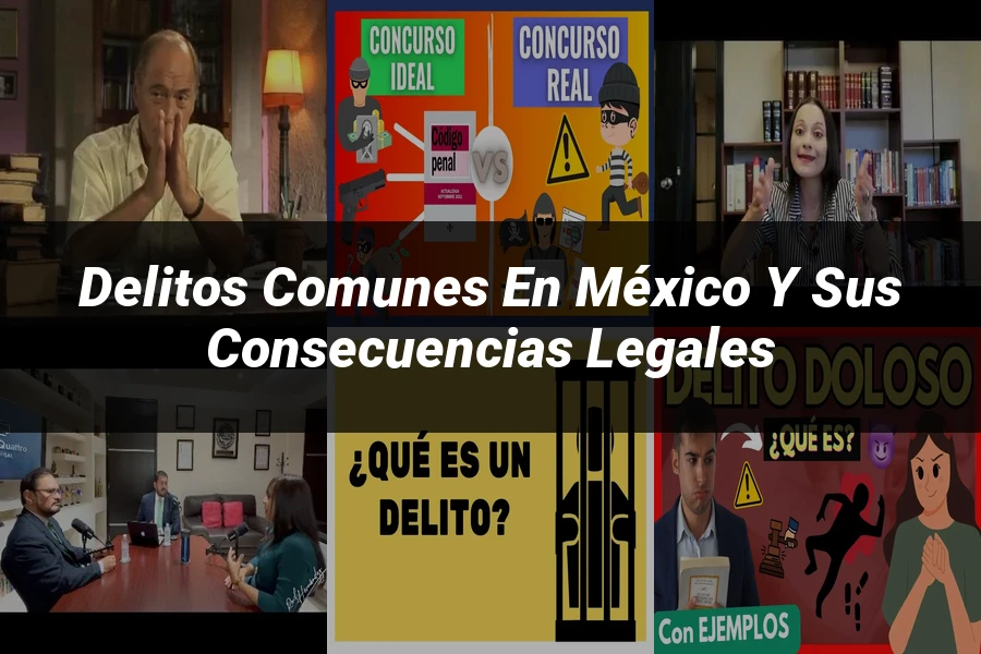 "Delitos comunes en México y sus consecuencias legales"