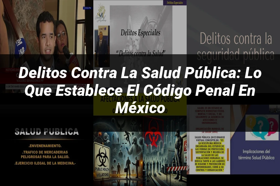 "Delitos contra la Salud Pública: Lo que Establece el Código Penal en México"