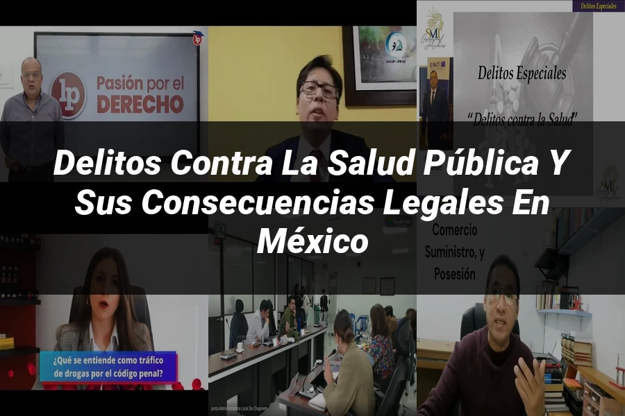 "Delitos contra la salud pública y sus consecuencias legales en México"