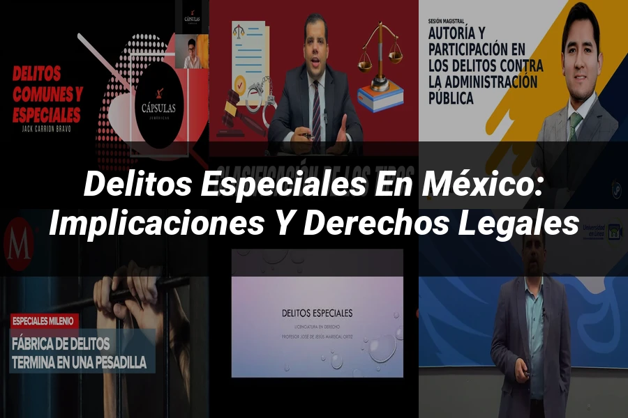 "Delitos especiales en México: Implicaciones y derechos legales"