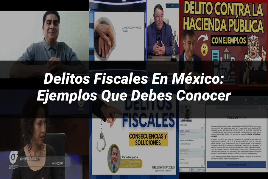 "Delitos fiscales en México: ejemplos que debes conocer"