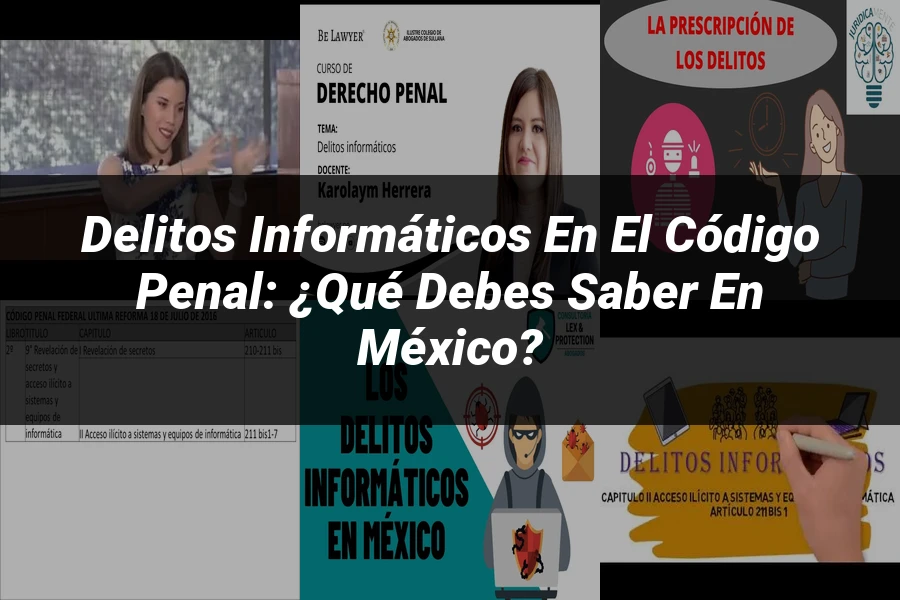 "Delitos informáticos en el código penal: ¿Qué debes saber en México?"