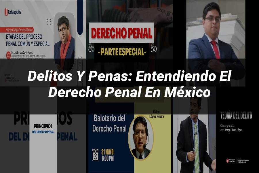 "Delitos y penas: entendiendo el derecho penal en México"