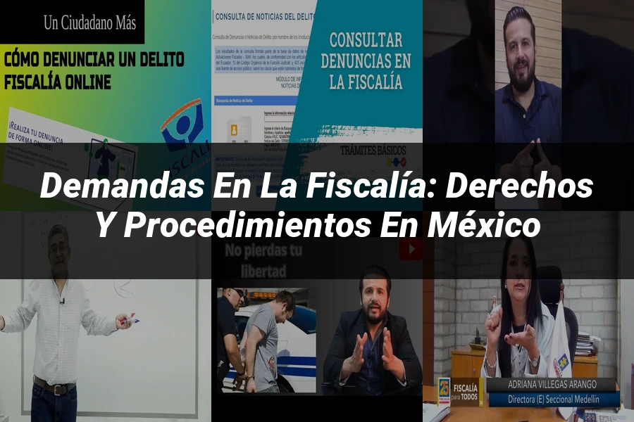 "Demandas en la Fiscalía: Derechos y Procedimientos en México"