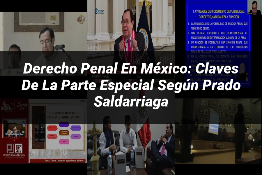 "Derecho Penal en México: Claves de la Parte Especial según Prado Saldarriaga"