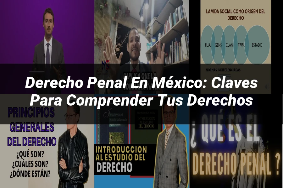 "Derecho Penal en México: Claves para Comprender tus Derechos"