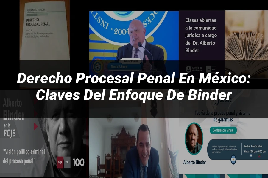 "Derecho Procesal Penal en México: Claves del Enfoque de Binder"