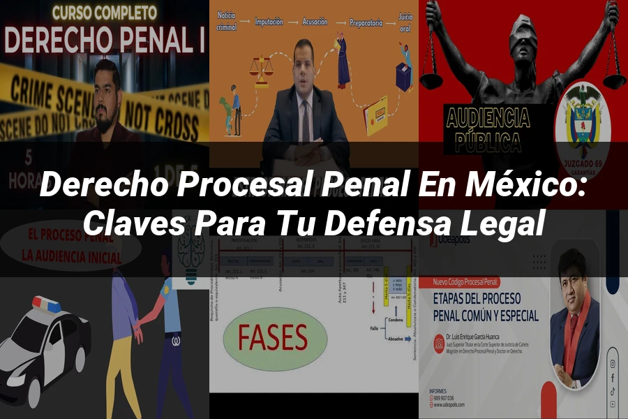 "Derecho Procesal Penal en México: Claves para Tu Defensa Legal"
