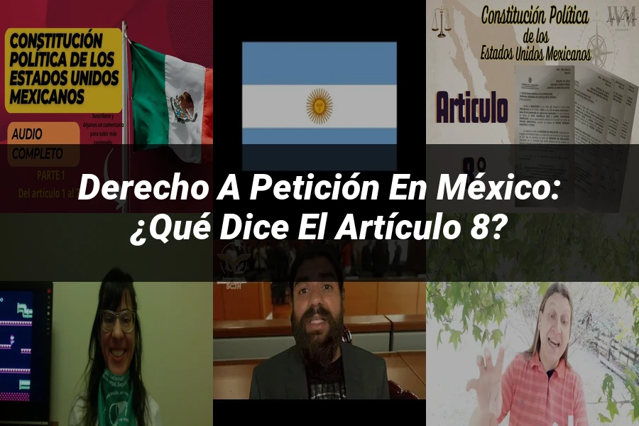 "Derecho a Petición en México: ¿Qué Dice el Artículo 8?"