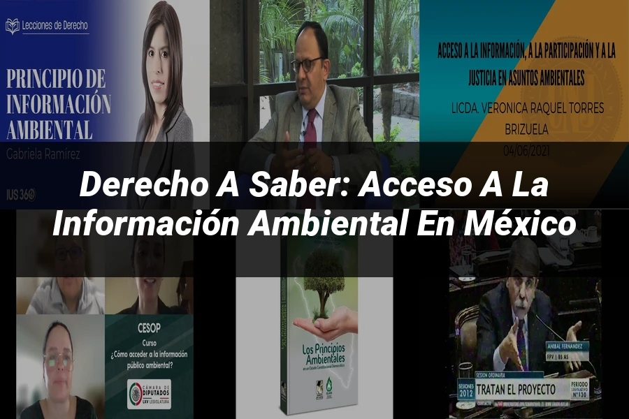 "Derecho a Saber: Acceso a la Información Ambiental en México"
