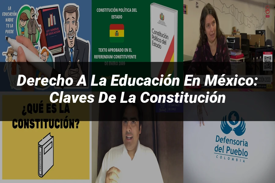 "Derecho a la Educación en México: Claves de la Constitución"