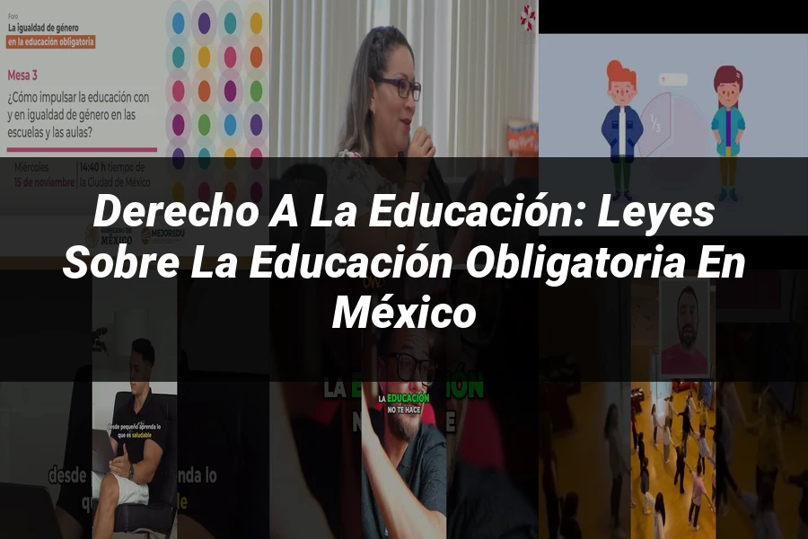 "Derecho a la Educación: Leyes sobre la Educación Obligatoria en México"