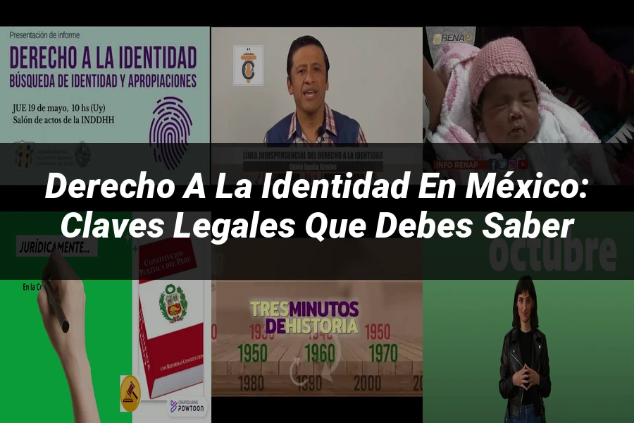"Derecho a la Identidad en México: Claves Legales que Debes Saber"