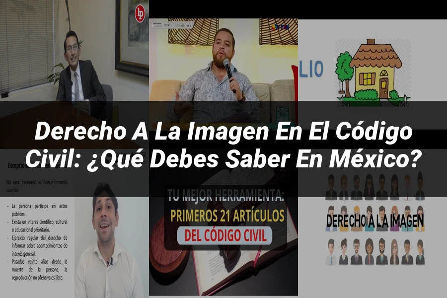 "Derecho a la imagen en el Código Civil: ¿Qué debes saber en México?"