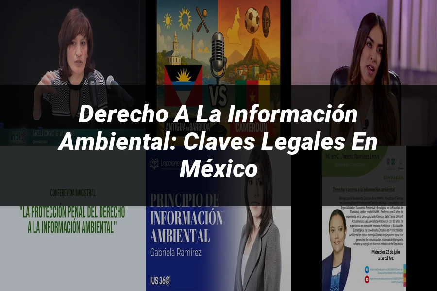 "Derecho a la información ambiental: claves legales en México"
