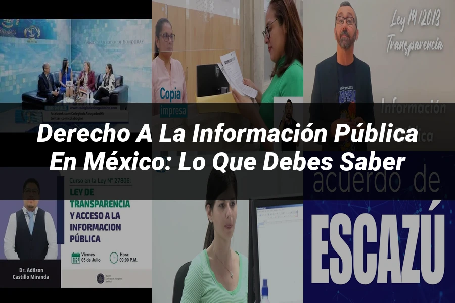 "Derecho a la información pública en México: Lo que debes saber"