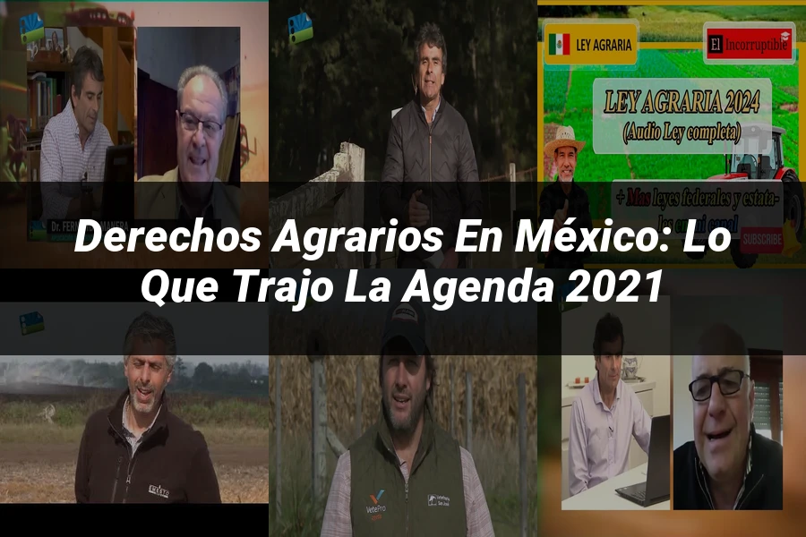 "Derechos Agrarios en México: Lo Que Trajo la Agenda 2021"