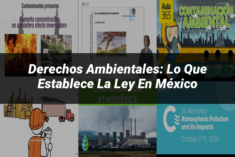 "Derechos Ambientales: Lo que Establece la Ley en México"