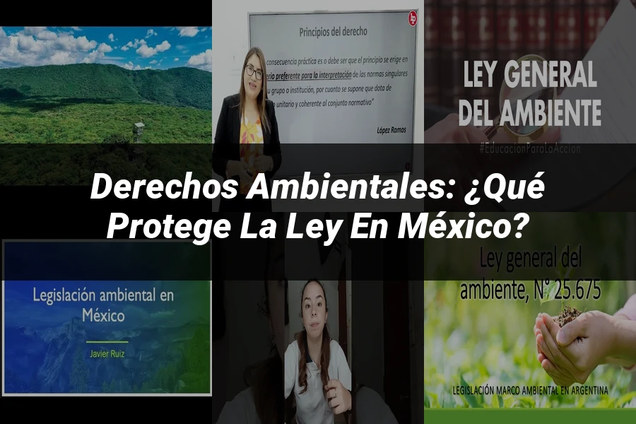 "Derechos Ambientales: ¿Qué Protege la Ley en México?"