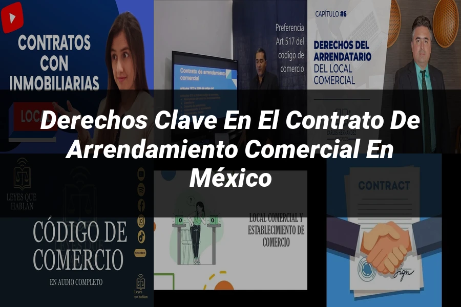 "Derechos Clave en el Contrato de Arrendamiento Comercial en México"