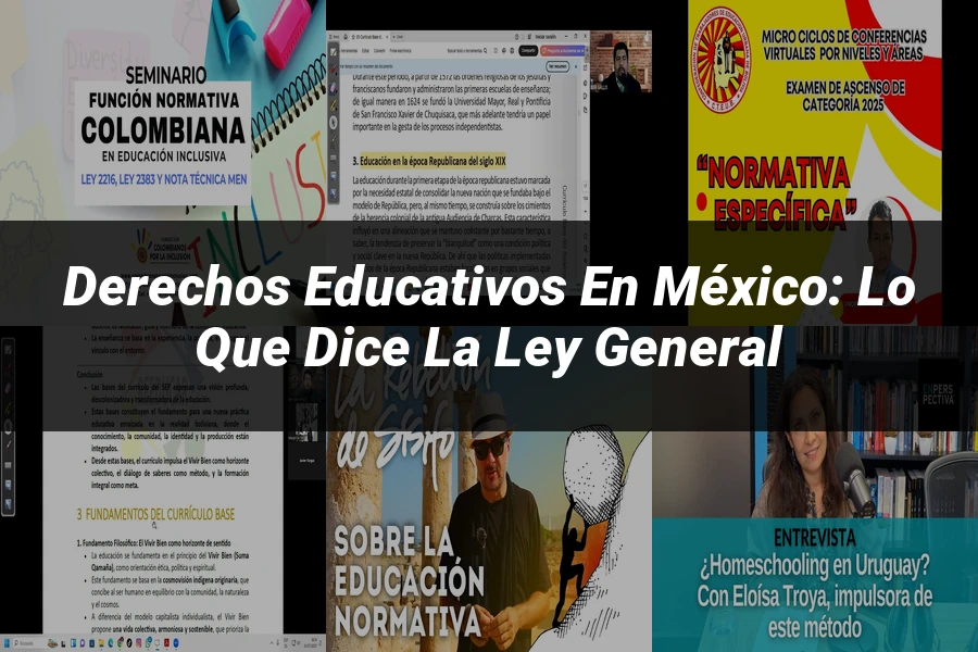 "Derechos Educativos en México: Lo que Dice la Ley General"