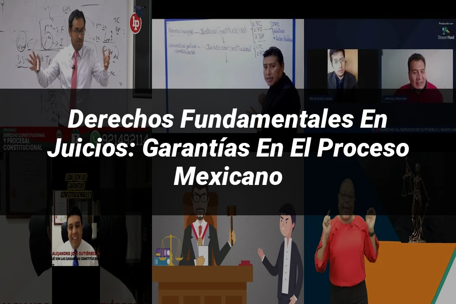 "Derechos Fundamentales en Juicios: Garantías en el Proceso Mexicano"