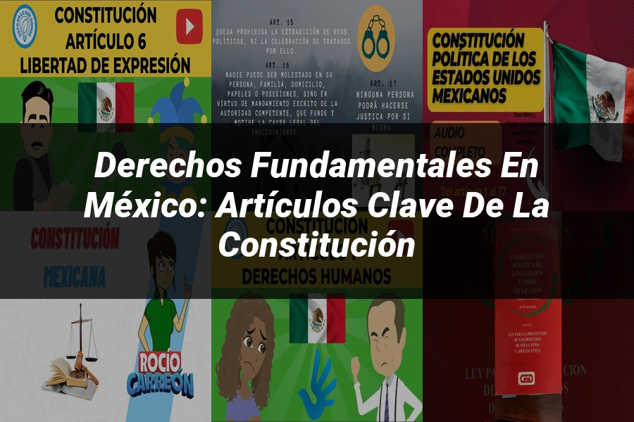 "Derechos Fundamentales en México: Artículos Clave de la Constitución"