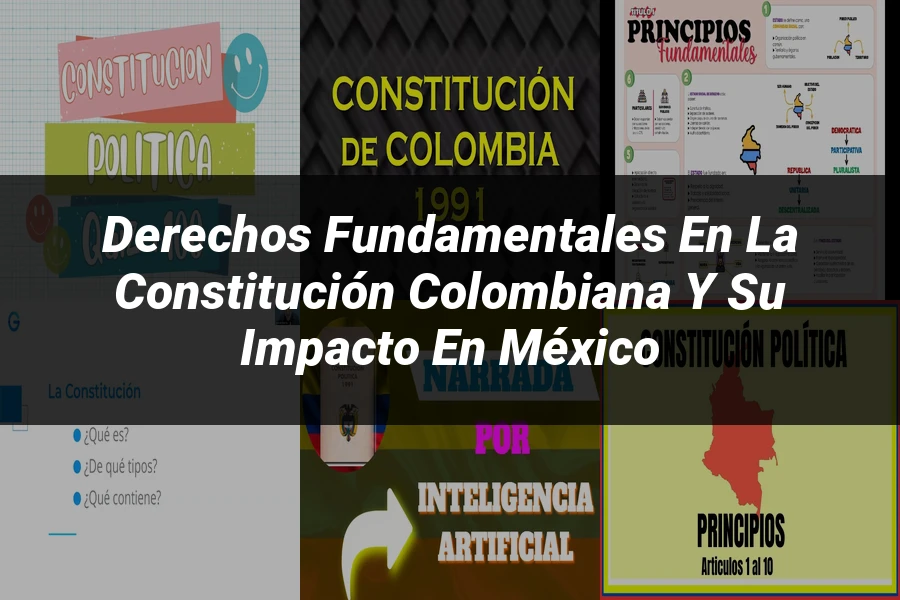 "Derechos Fundamentales en la Constitución Colombiana y su Impacto en México"