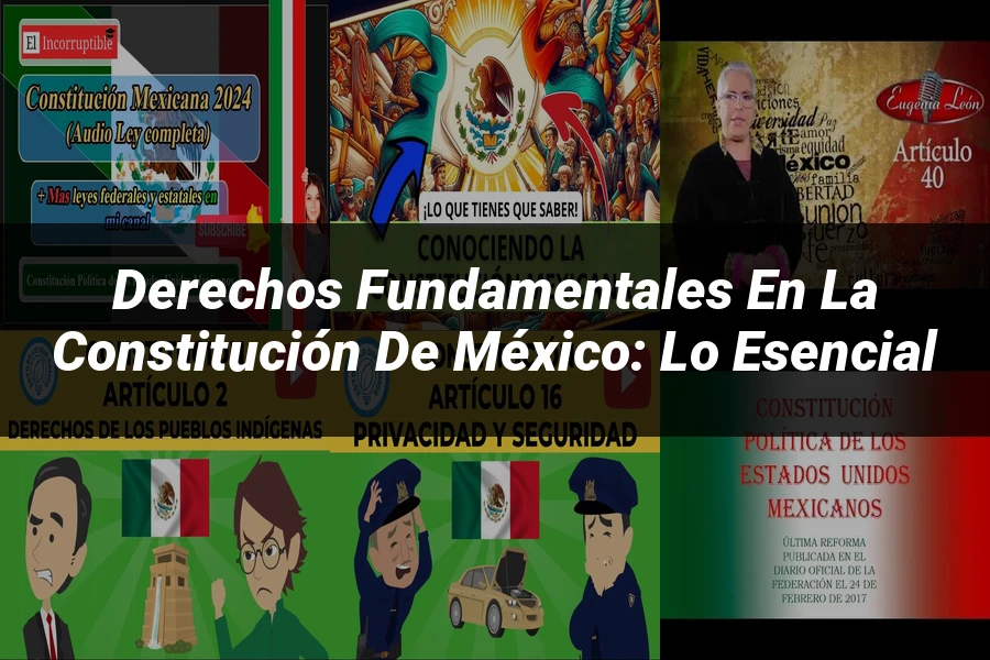 "Derechos Fundamentales en la Constitución de México: Lo Esencial"
