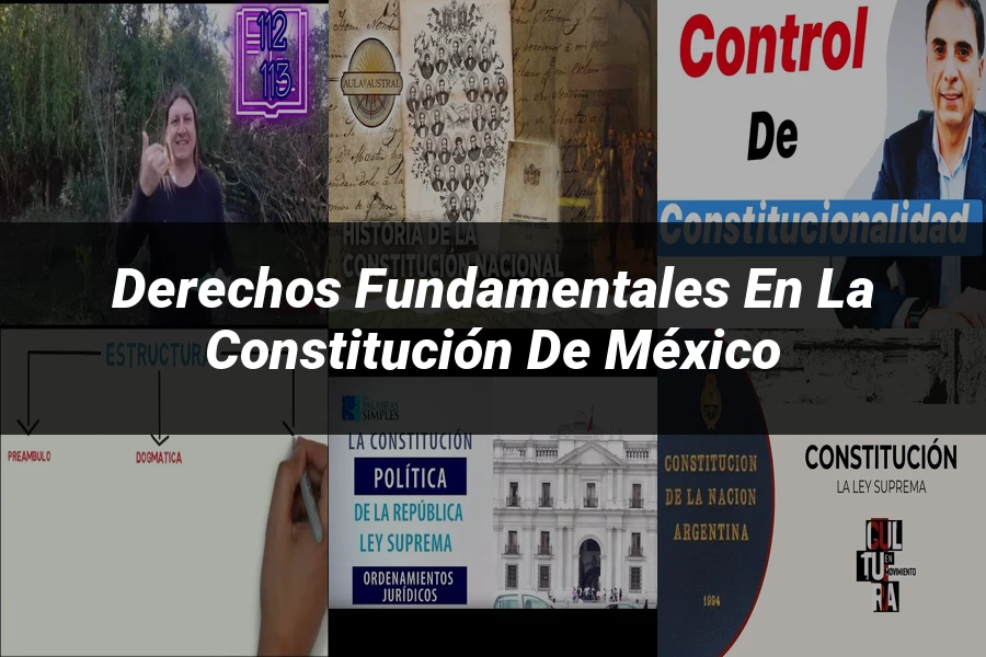 "Derechos Fundamentales en la Constitución de México"