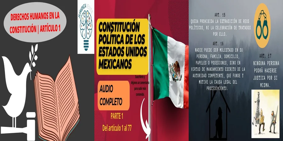 "Derechos Humanos en México: Artículos Clave de la Constitución"