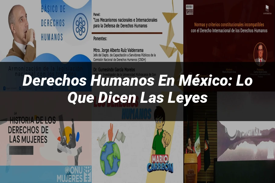 "Derechos Humanos en México: Lo Que Dicen las Leyes"