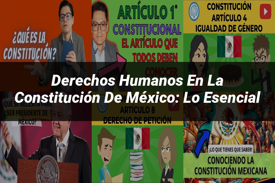 "Derechos Humanos en la Constitución de México: Lo Esencial"