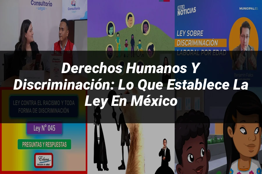 "Derechos Humanos y Discriminación: Lo que Establece la Ley en México"