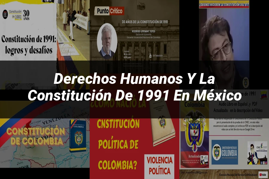 "Derechos Humanos y la Constitución de 1991 en México"