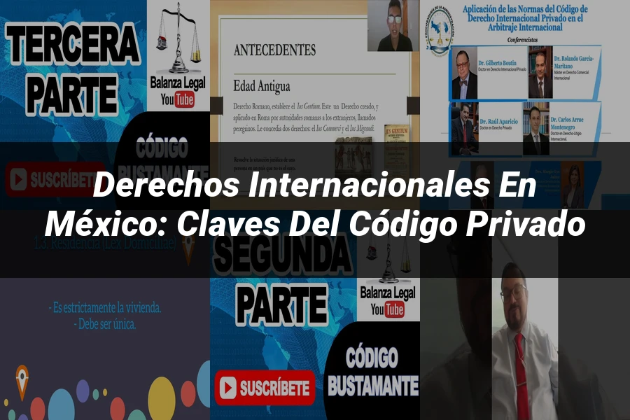 "Derechos Internacionales en México: Claves del Código Privado"