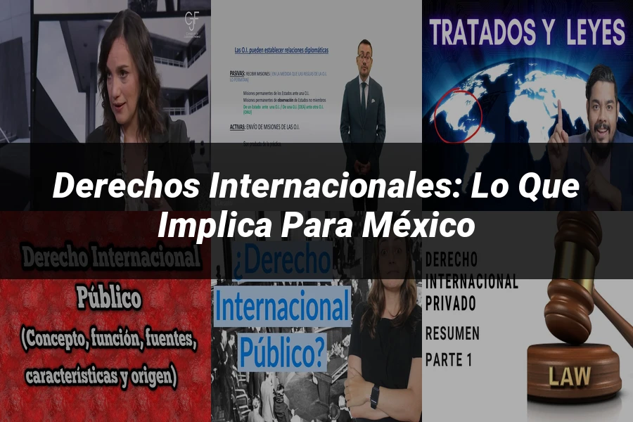 "Derechos Internacionales: Lo Que Implica para México"