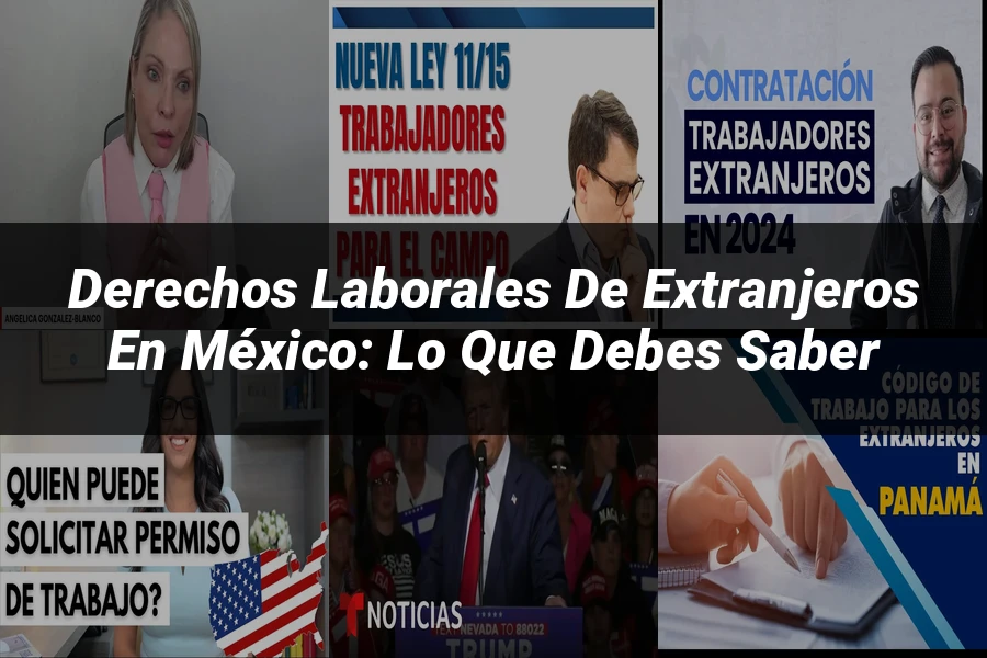 "Derechos Laborales de Extranjeros en México: Lo Que Debes Saber"