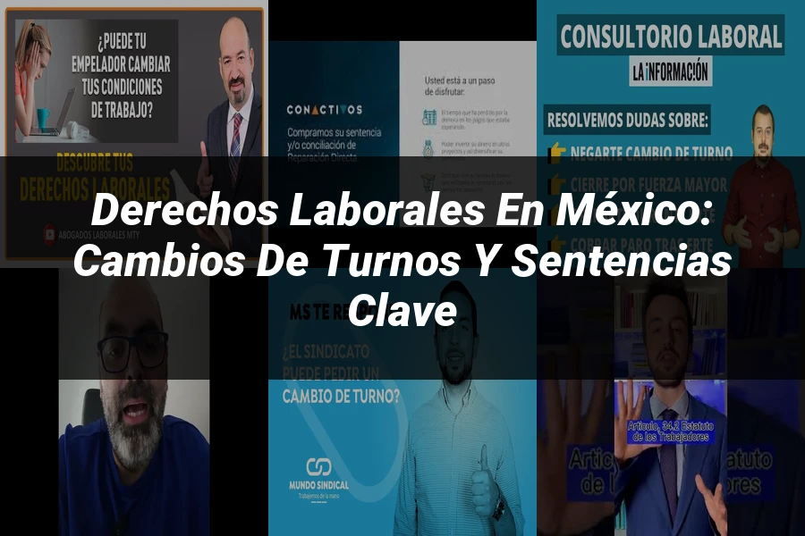 "Derechos Laborales en México: Cambios de Turnos y Sentencias Clave"