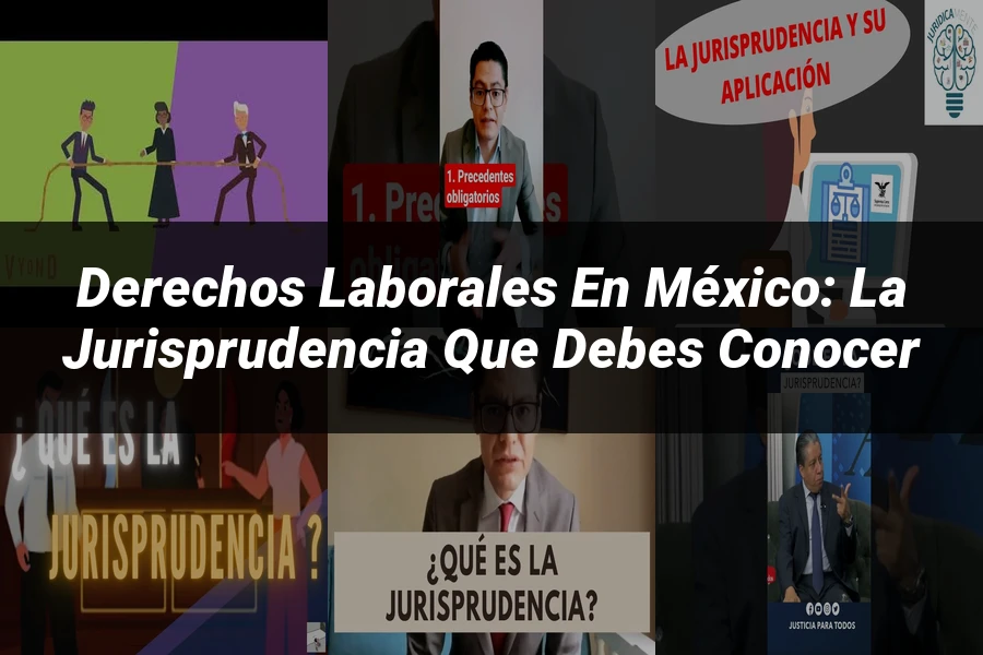 "Derechos Laborales en México: La Jurisprudencia que Debes Conocer"