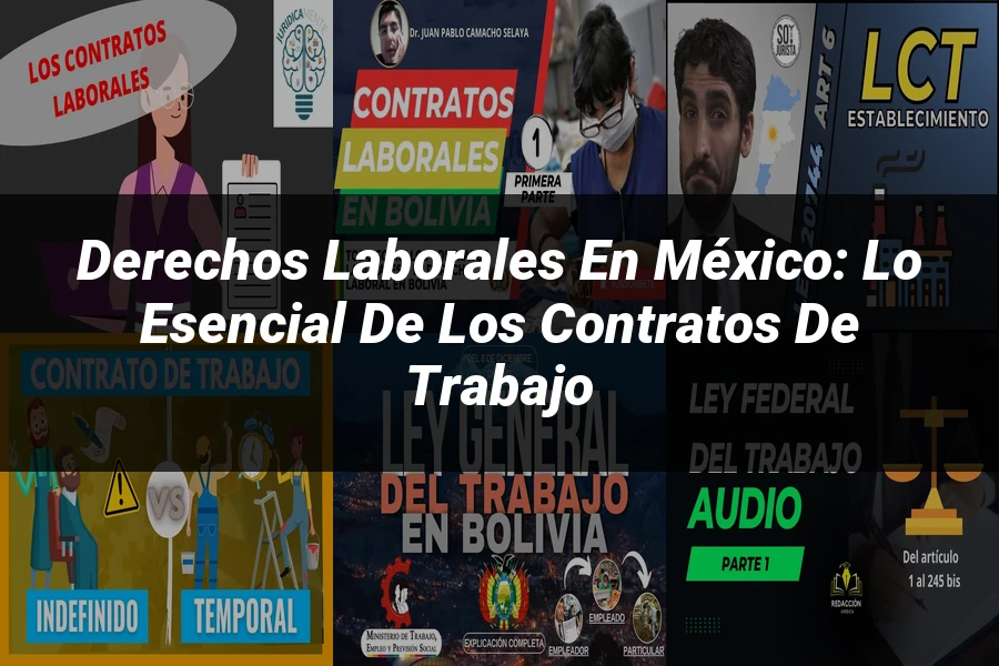 "Derechos Laborales en México: Lo Esencial de los Contratos de Trabajo"