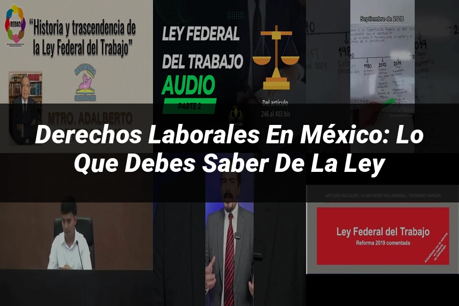 "Derechos Laborales en México: Lo que Debes Saber de la Ley"