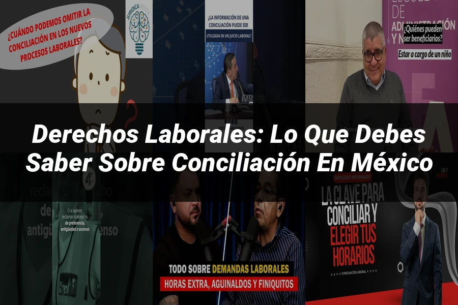 "Derechos Laborales: Lo que Debes Saber sobre Conciliación en México"