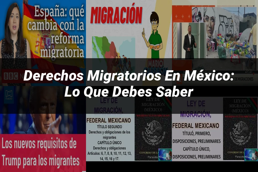 "Derechos Migratorios en México: Lo Que Debes Saber"