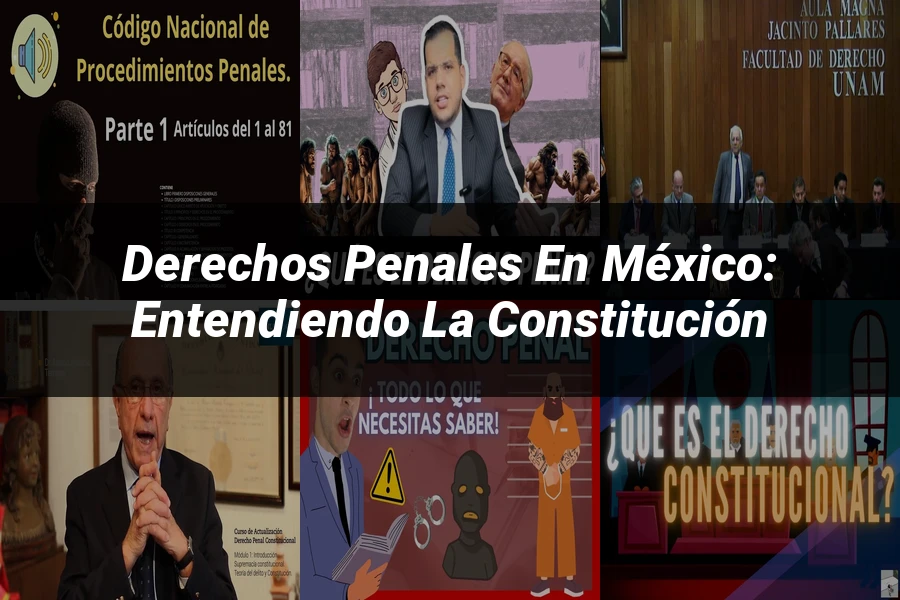 "Derechos Penales en México: Entendiendo la Constitución"
