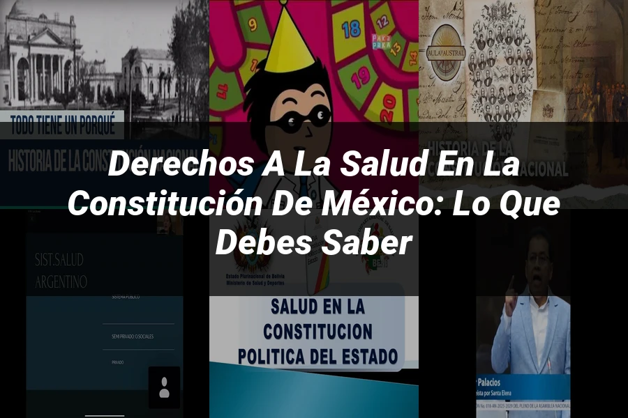 "Derechos a la salud en la Constitución de México: lo que debes saber"