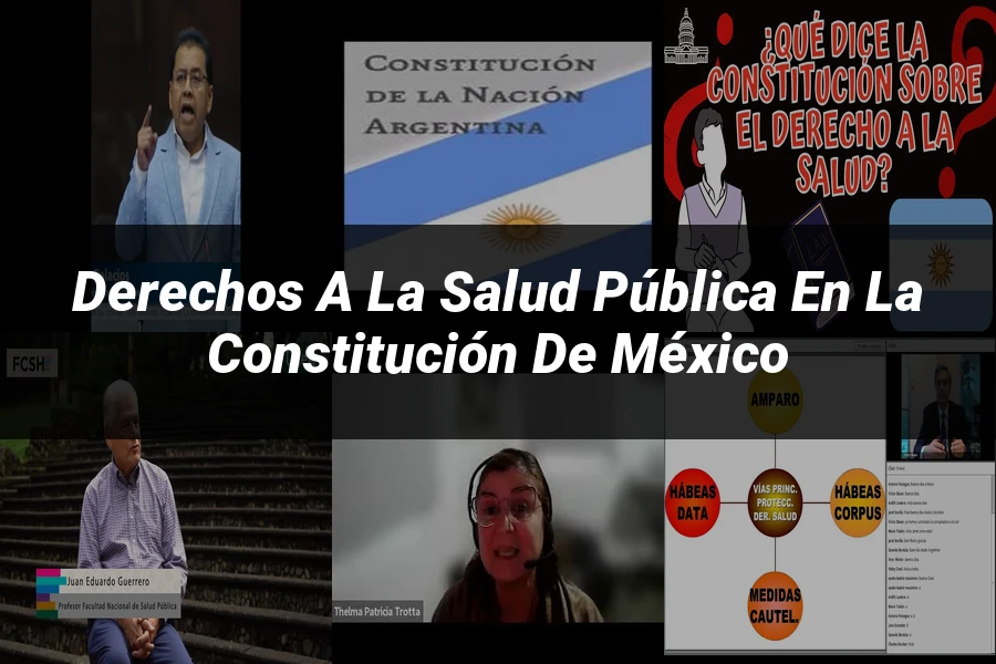 "Derechos a la salud pública en la Constitución de México"