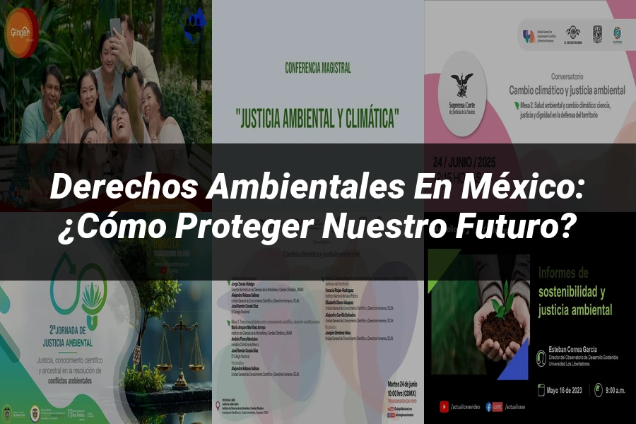 "Derechos ambientales en México: ¿Cómo proteger nuestro futuro?"